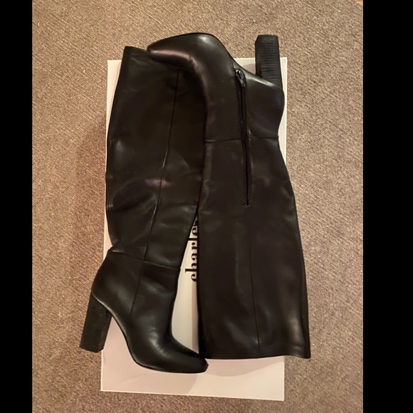 Charles David Shoes - Charles David Wide Calf Leather Boot